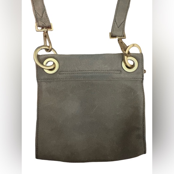 Hammitt Tony Small Pewter/Brushed Gold Red Zip - Picture 9 of 15